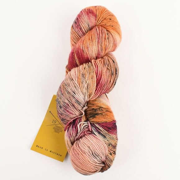 Farmers Daughter Fibers Rocky Mountain Purls Yarn SW BFL 400 Yds Coneflower - Picture 1 of 4